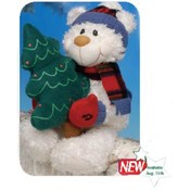 7" Sitting Christmas Musical Plush Bear