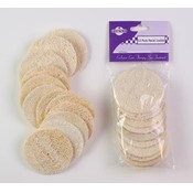 12 Pack Facial Loofah Rounds