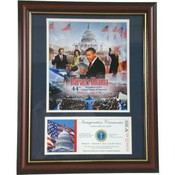 Barack Obama Photograph with Commemorative Lanyard