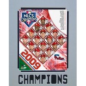 2009 Philadelphia Phillies NL Champs Stat Frame