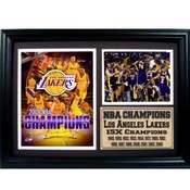 2009 Los Angeles Lakers Photo Stat Frame