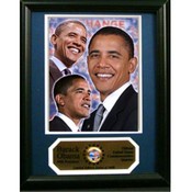 Barack Obama Collage with Presidential Commemorati