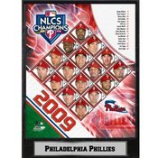 2009 NL Philadelphia Phillies 9" x 12" Plaque