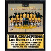 2009 Los Angeles Lakers Statistic Plaque