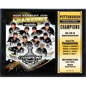 2009 Pittsburgh Penguins Champions 12x15 Stat Plaq