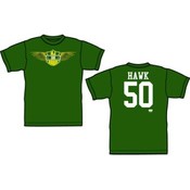 AJ Hawk Green "Hawk Logo" T-Shirt