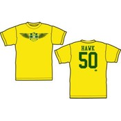 AJ Hawk "Hawk Logo" Yellow T-Shirt