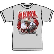 Aj Hawk "Graphic" Grey/Red T-Shirt
