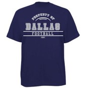 Navy "Property of Dallas" T-Shirt