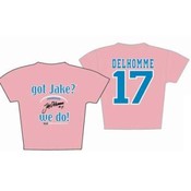 Jake Delhomme "Got Jake" Pink T Shirt