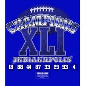 Indianapolis Football "XLI Champions" T-Shirt