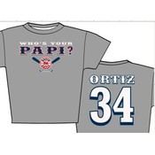 Grey "Who's Your Papi?" T-Shirt
