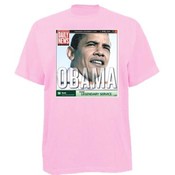 Philadelphia Inquirer Obama Insert Pink T-shirt