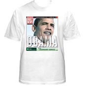 Philadelphia Inquirer Barack Obama Insert White T-