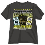 Pittsburgh "City of Champions" Black T-Shirt