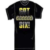 Pittsburgh Black "Got Six" T-shirt