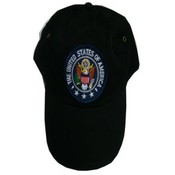 Black Presidential Seal Cap