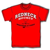 Carolina "Redneck Hockey" Red T-Shirt