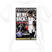 New York Daily News "We're Back" White T-Shirt
