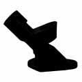 2 Position Cast Iron Black Bracket
