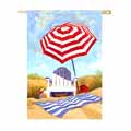 Regular Sized Flag - Red Stripes &amp; Sand