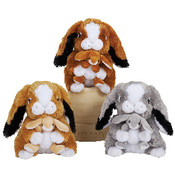 10" 3 Asst. Color Cutie Bunnies