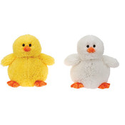 11" 2 Assorted Chicks, Yellow and White
