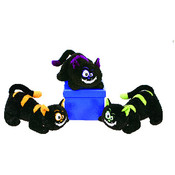 10.5" Black Crouching Cats W/ 3Asst. Color