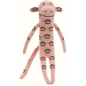 17" Paul Frank Printed Julius Knitted Pink Monkey