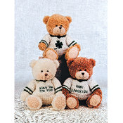 10" 3 Asst. St. Patrick's Day Sweater Bear