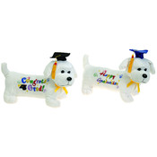 12" Autograph Graduation Weiner Dog