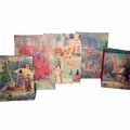 Large Christmas craft bags