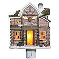 Moose Hunter's Lodge Flickering Night Light