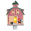 Barn Flickering Night Light