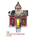 School Flickering Night Light