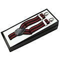 Black and Red Men's Suspenders