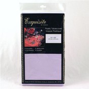 Crown Lavender Plastic Table Cover 54" x 108"