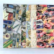 Masculine Roll Wrap 30" Wide - 6 Assorted