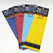 Color Tissue Paper 20" x 26" Sheets 10 Assorted