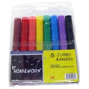 Jumbo Markers Non-Toxic 8 pack