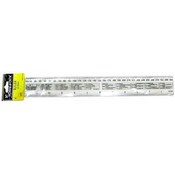 12" Clear Plastic Ruler