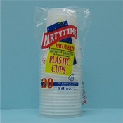 Partytime Plastic Cups Translucent 9oz