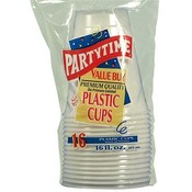 Partytime Plastic Cups Translucent 16oz