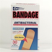 Coralite Antibacterial Bandages (3.75" x 3")