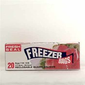 Fresh Seal Quart Freezer Bag