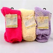 Ladies Fuzzy Socks Assorted Colors