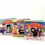 Christmas Hard Cover Story Book w/Squeaker