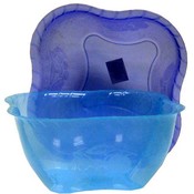 Square Fruit/Salad Bowl Assorted Pastel Colors