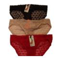 Icy Hot Mesh Lined Dot Bikini With Lace