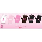 Ladies National Breast Cancer Magic Gloves